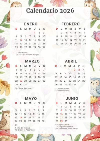 CALENDÁRIO